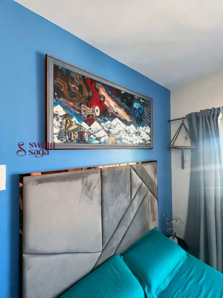 Neel Kailas - Mahadev Painting