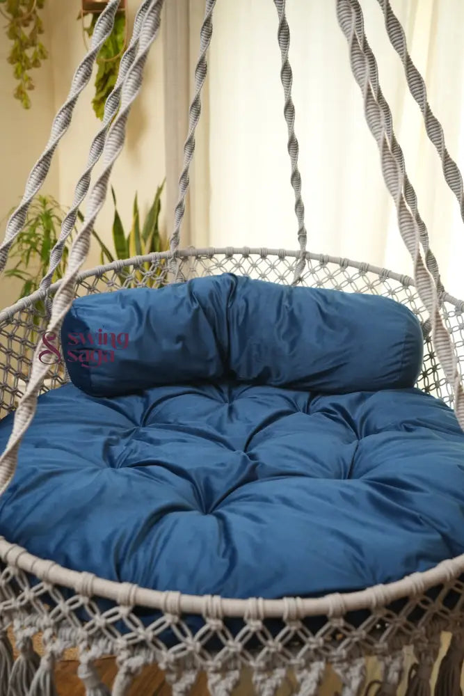 English Blue single seater hanging chair - Swing Saga