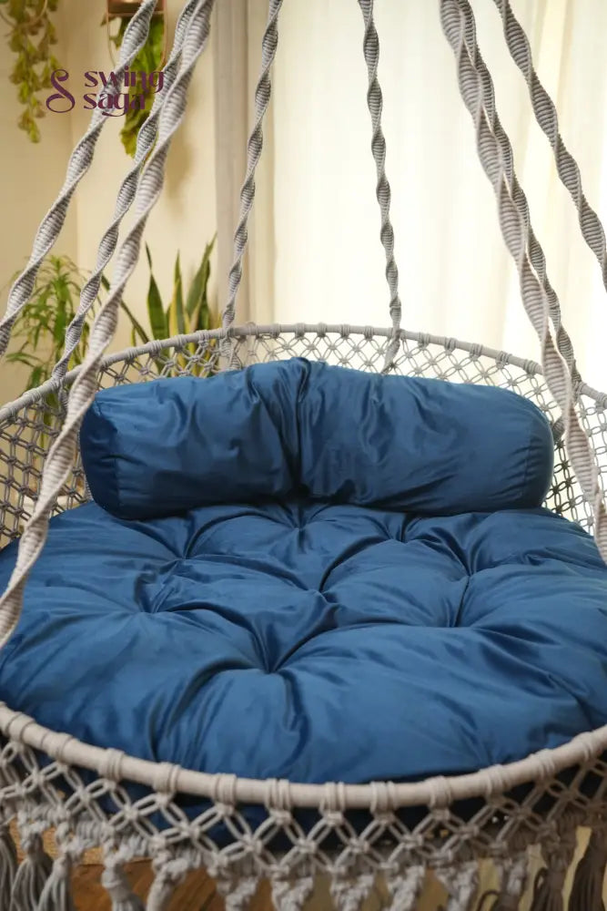 English Blue single seater hanging chair - Swing Saga