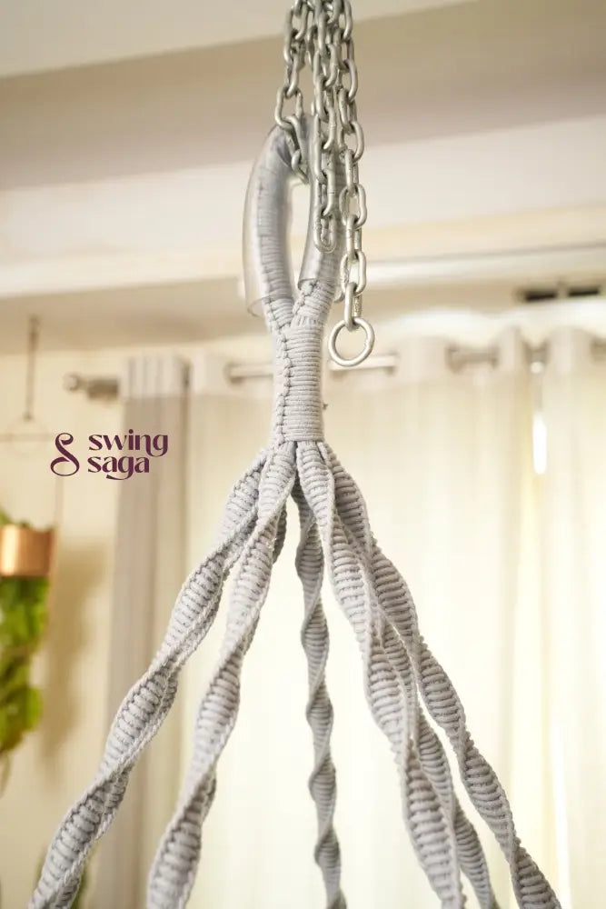 English Blue single seater hanging chair - Swing Saga