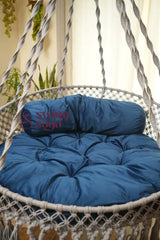 Nighttime Blue Porch Swing