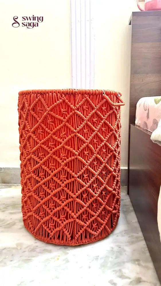 Orange Laundry Basket
