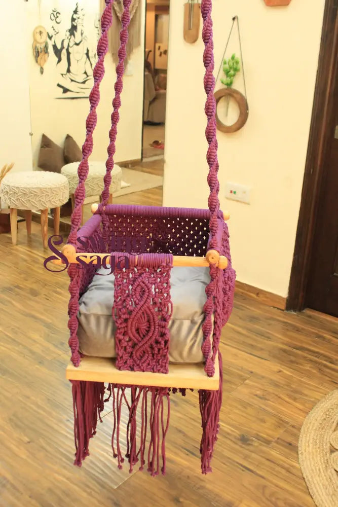 Perfect Plum Baby Swing