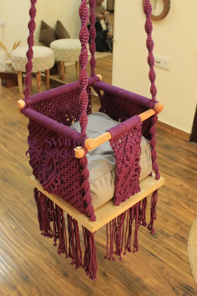 Perfect Plum Baby Swing