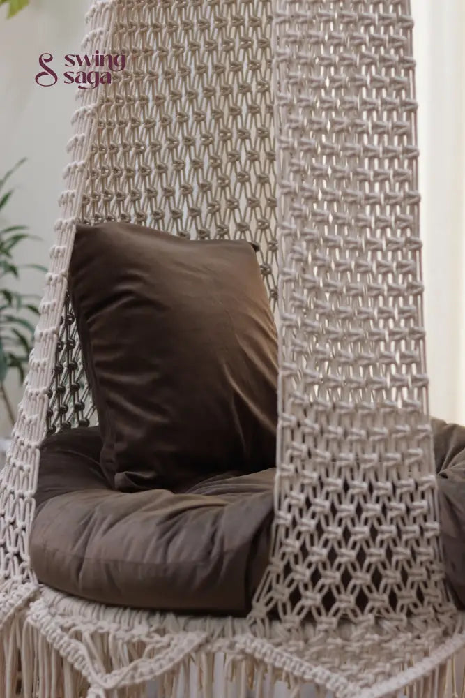 White single seater hanging chair - Swing Saga