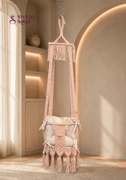 Roselle Baby Swing - Peach Clay / 17 Inches