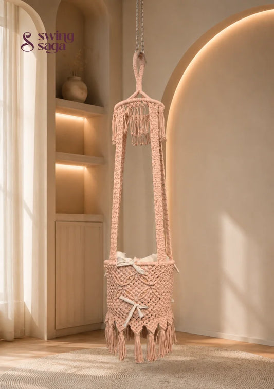Roselle Baby Swing - Peach Clay / 17 Inches