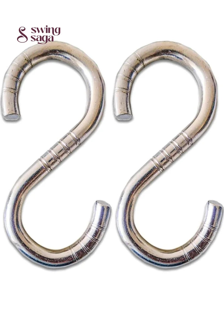 S Hook Heavy Duty Set Of 2 Pcs Silver