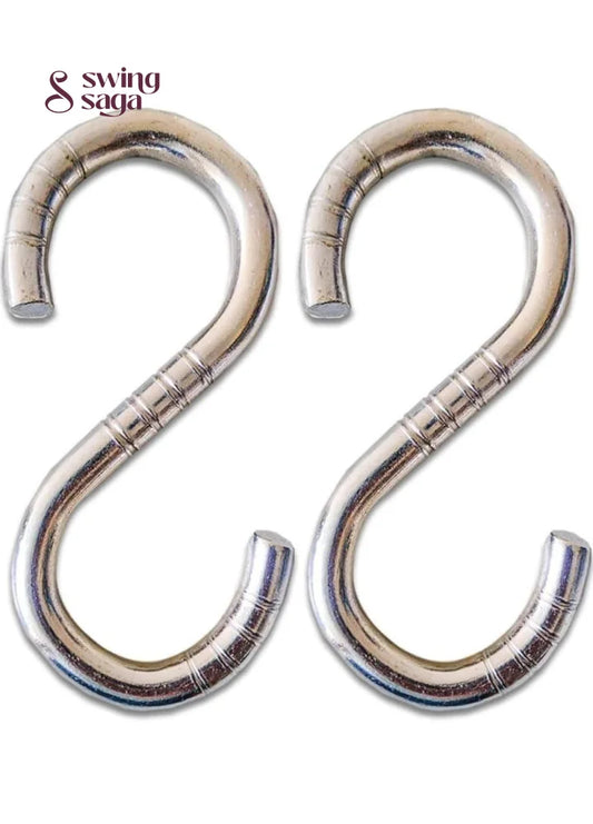 S Hook Heavy Duty Set Of 2 Pcs Silver