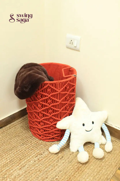Scarlet Rose Laundry Basket
