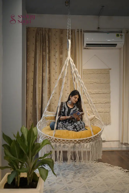 Wine single seater hanging chair - Swing Saga