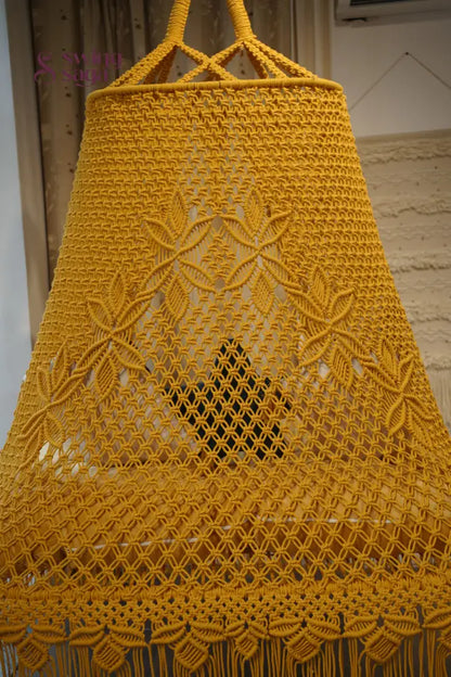 Yellow boho sofa swing - Swing Saga