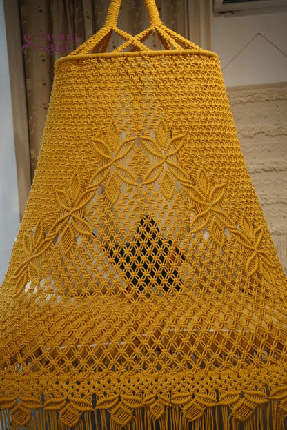 Yellow boho sofa swing - Swing Saga