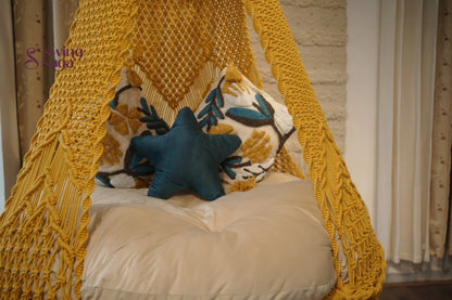 Sunny Yellow  Double seater hanging chair - Swing Saga
