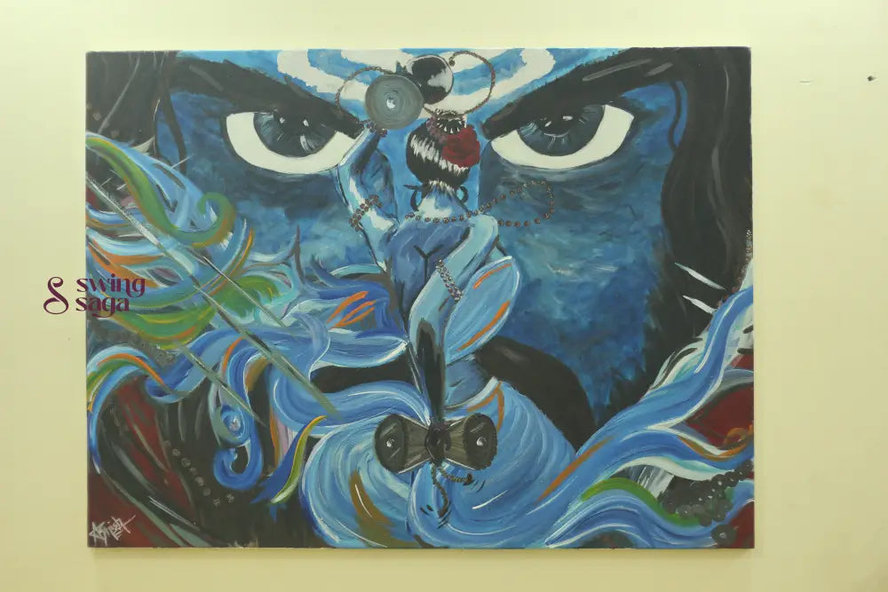 The Gaze of Mahadev - Shivji Painting