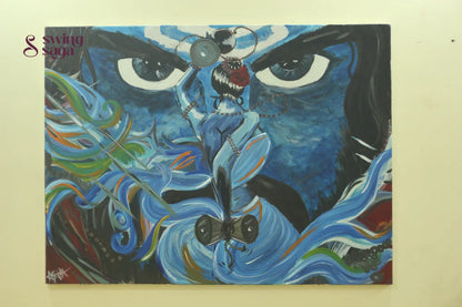 The Gaze of Mahadev - Shivji Painting