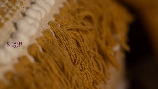 close up shot of a cushion.