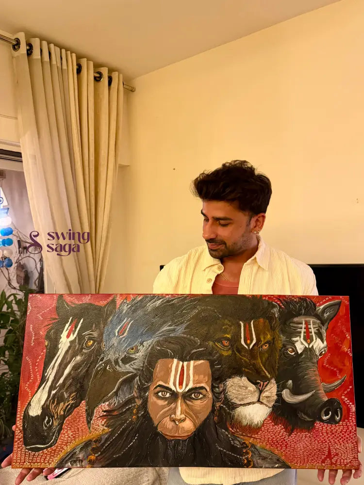Vighna Vinashak - The Panchmukhi Painting