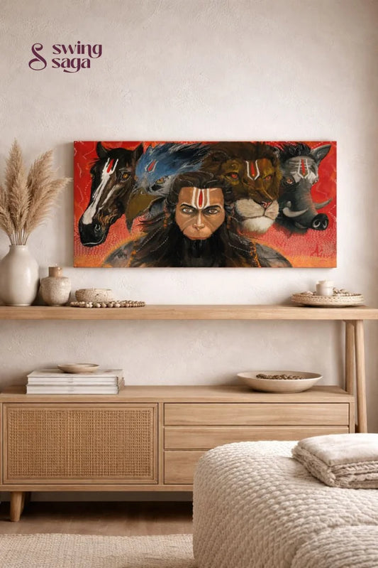 Vighna Vinashak - The Panchmukhi Painting