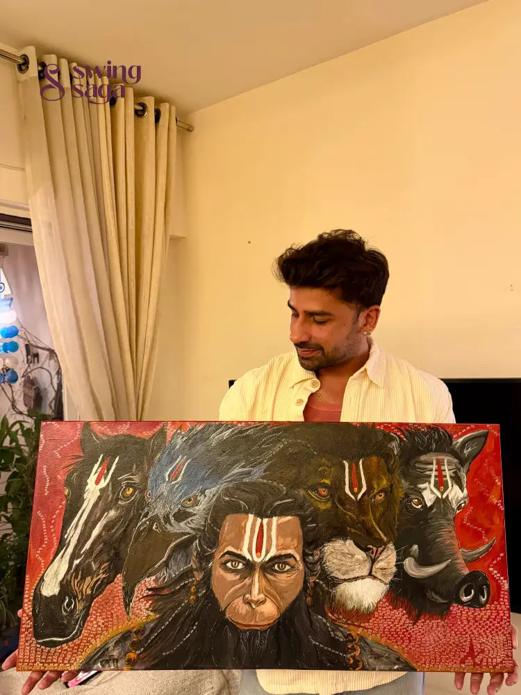Vighna Vinashak - The Panchmukhi Painting