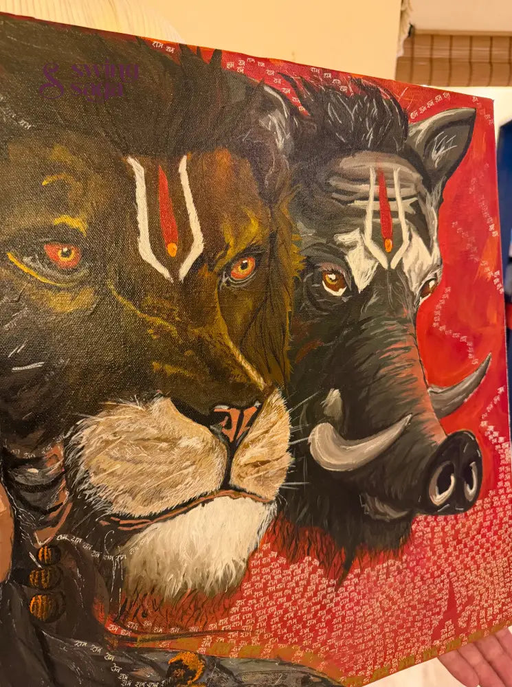 Vighna Vinashak - The Panchmukhi Painting