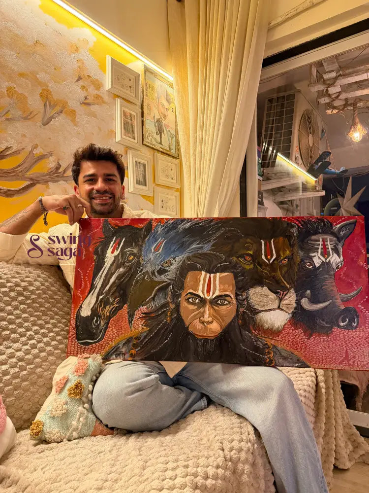 Vighna Vinashak - The Panchmukhi Painting