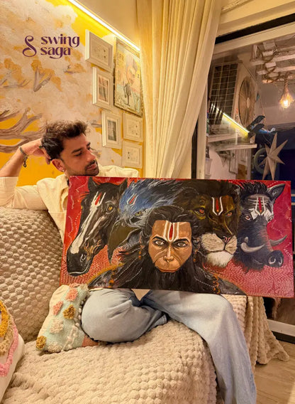 Vighna Vinashak - The Panchmukhi Painting