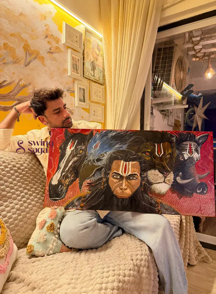 Vighna Vinashak - The Panchmukhi Painting