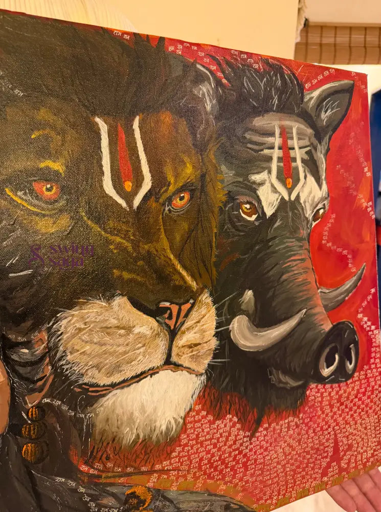 Vighna Vinashak - The Panchmukhi Painting