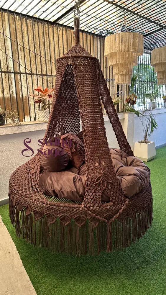 Walnut Glide Bed Swing