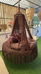Walnut Glide Bed Swing