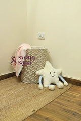 White Sand Laundry Basket