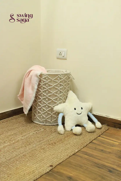 White Sand Laundry Basket