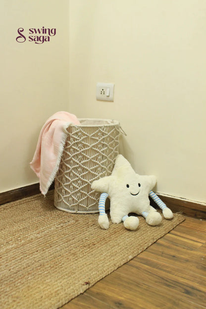 White Sand Laundry Basket