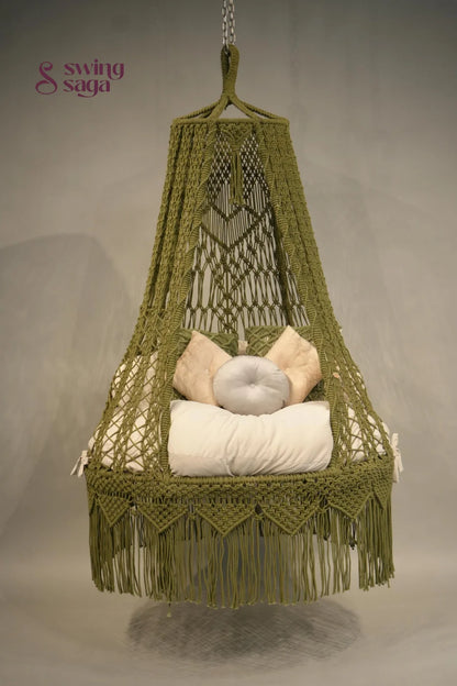 Willow 50-Inch Sage Green Double Seater Swing - 50 inches / Green